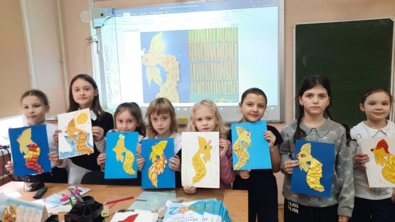 Волшебство сказки Пушкина ожило в творчестве второклассников