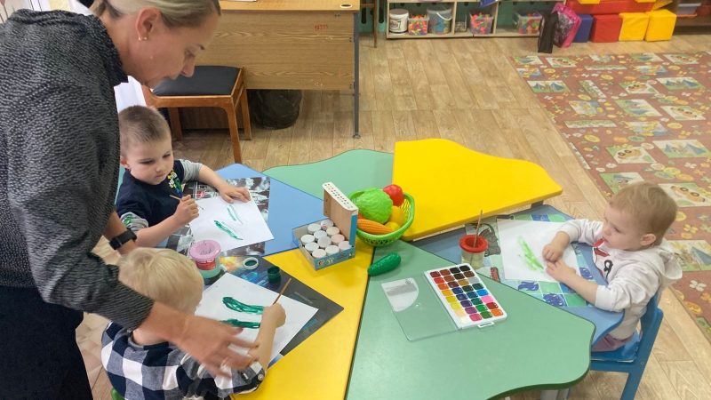 Творческое занятие «Во саду, ли в огороде» в школе Рузы