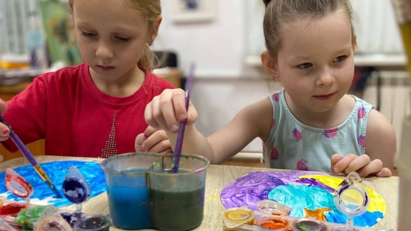 Творческий мастер-класс в ЦКиИ Тучково: «Берёзовая роща»