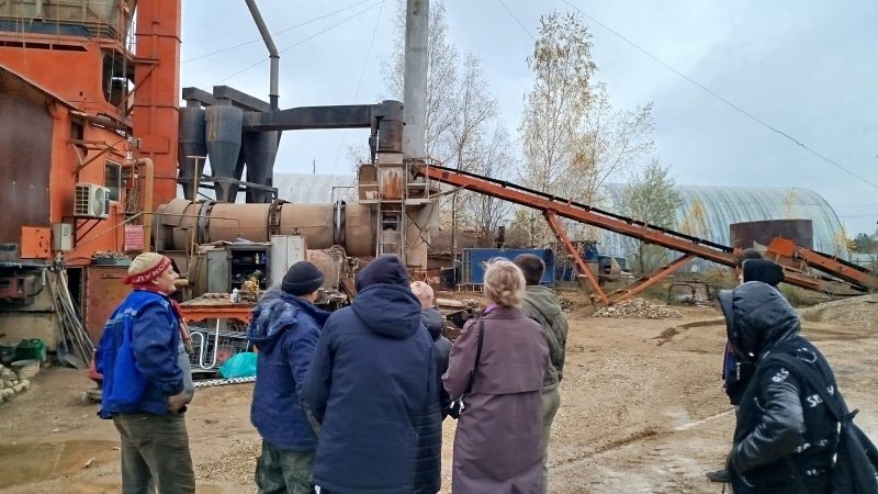 Профориентационная экскурсия на асфальтобетонный завод «Дорзапад»