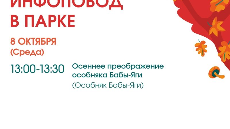 ПКиО «Городок» приглашает оформить особняк Бабы-яги