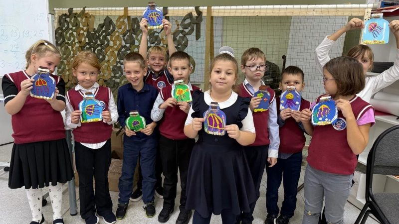 Мастер-класс «Море в бутылке» в Нестеровском лицее