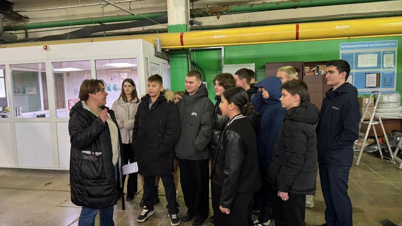 Профориентация в действии: экскурсия на главную котельную Рузы