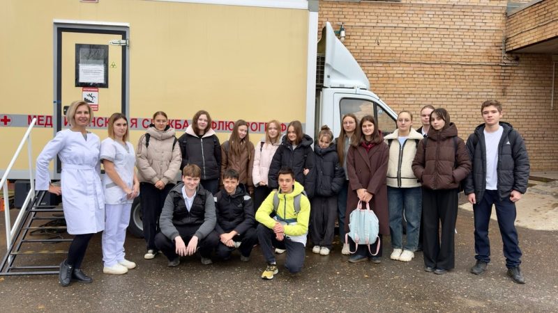Ученики старших классов  посетили Рузскую больницу