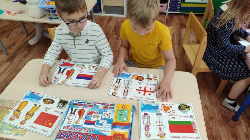 Тематическая неделя «Моя Россия» в дошкольном отделении Нововолково