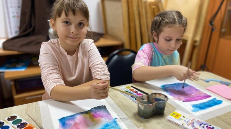 Мастер-класс «Сказочный лес в ноябре: акварелью» прошел в Тучково