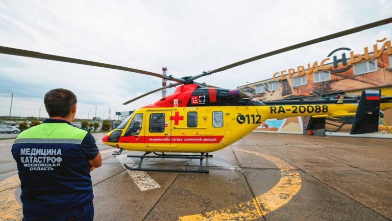 Рост числа вылетов санитарной авиации Подмосковья