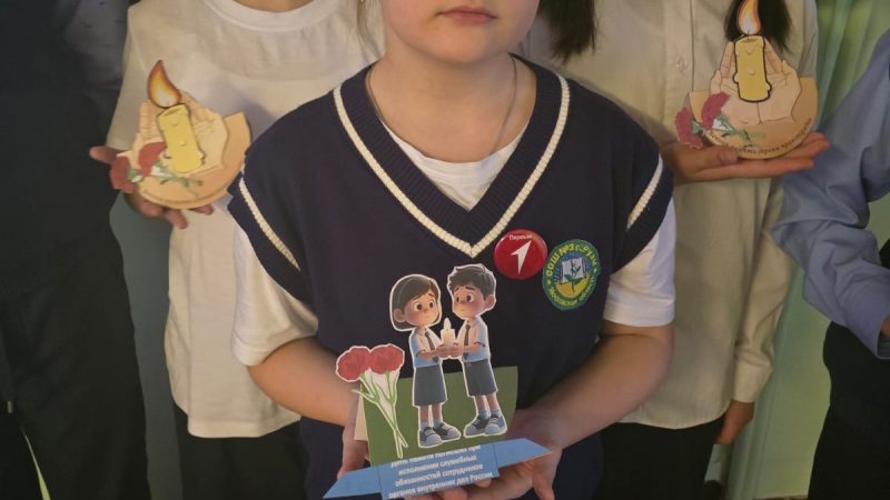 В школе №3 г. Рузы почтили память сотрудников МВД