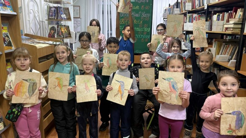 Мастер-класс «Зимородок» в Тучковской детской библиотеке