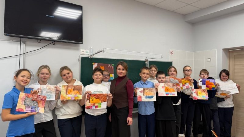 Мастер-класс по изобразительному искусству в рамках акции «Твори добро»