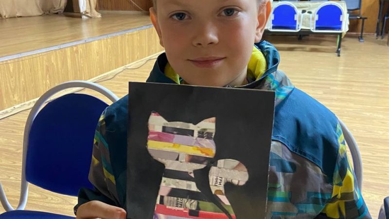 Мастер-класс по изготовлению аппликации «Кошечка» в Орешкинском СК