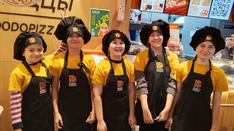 Ученики 5Б класса СОШ №3 стали настоящими пиццайоло