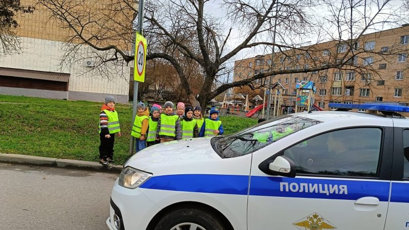 «Засветись!»: в детском саду СОШ № 2 Рузы прошли мероприятия по дорожной безопасности