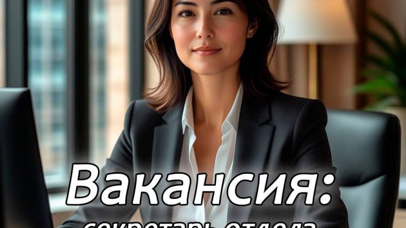 Внимание вакансия!