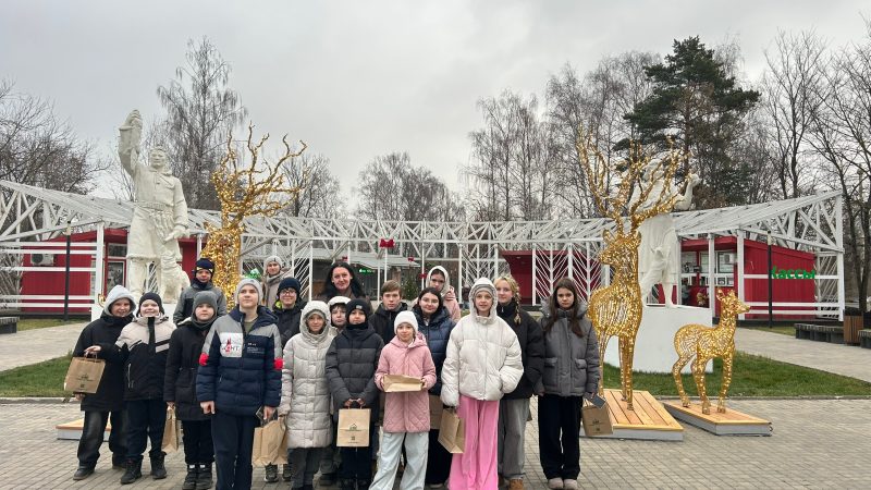 Тучковские школьники посетили с экскурсией «Городскую ферму»