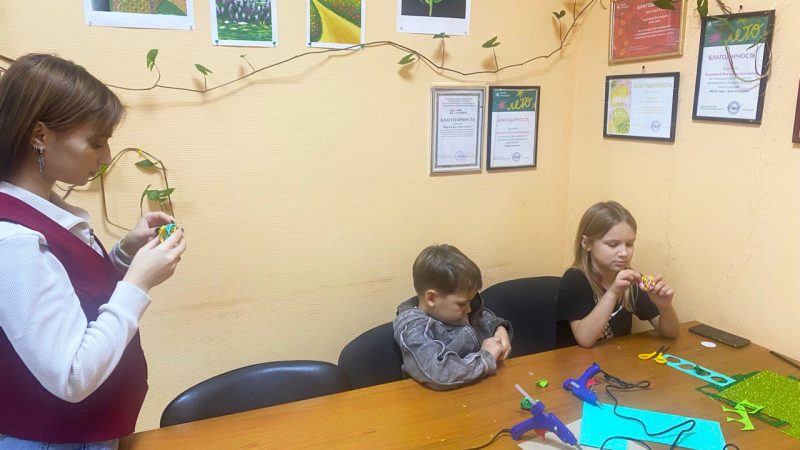 В Горбовском СДК прошел новогодний мастер-класс