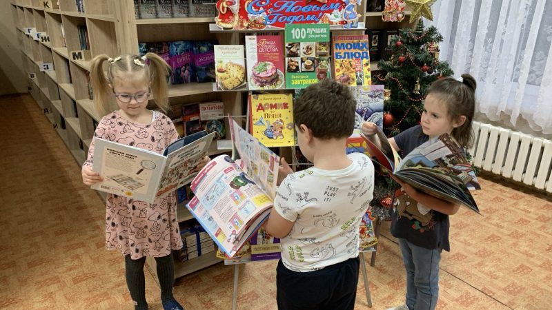 Выставка-обзор «Новогодний калейдоскоп» в Никольской сельской библиотеке