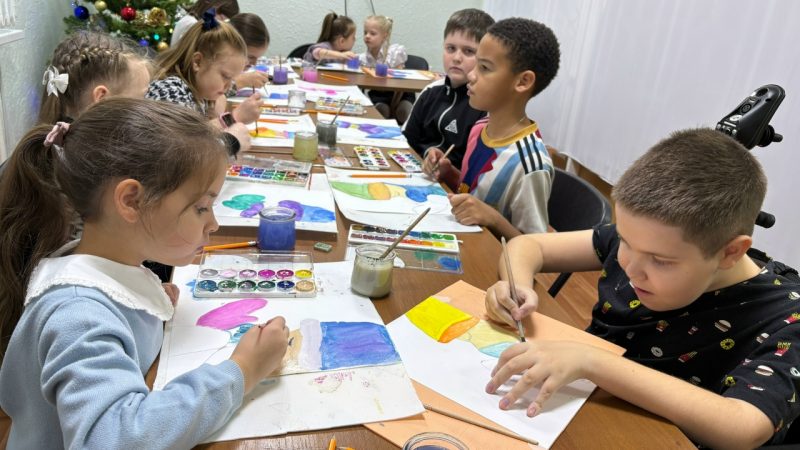 Творческая мастерская «Handmade»: мастер-класс по рисованию зимнего пейзажа