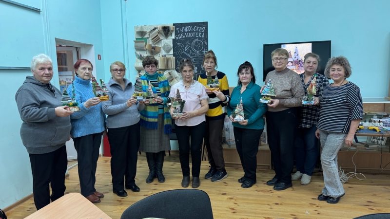 Новогодние украшения своими руками – в Тучковской библиотеке