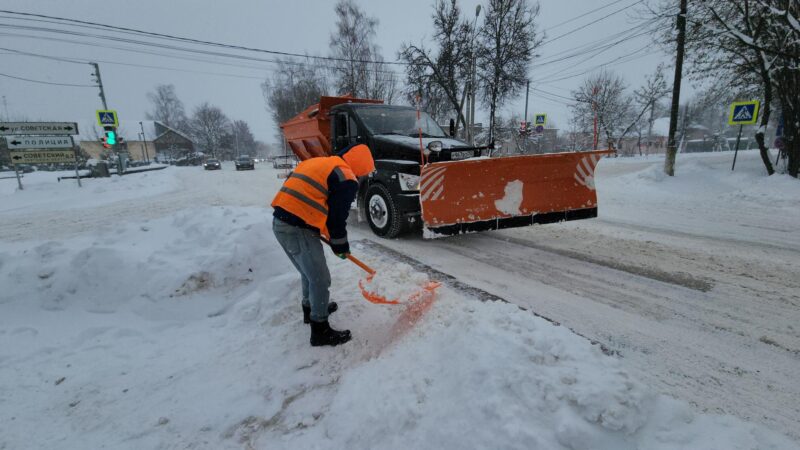 Рузские коммунальщики устраняют последствия циклона «Фрэнсис»  
