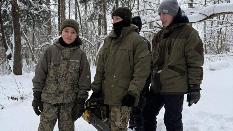 Рузские юнармейцы учились выживать в зимних условиях