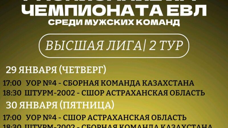 Ружан приглашают на матчи Чемпионата Евразийской ватерпольной лиги