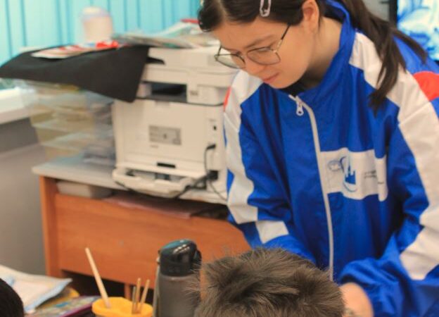 Волонтёры «Снежного десанта» посетили Тучковскую школу №2 и филиал Молодёжного центра