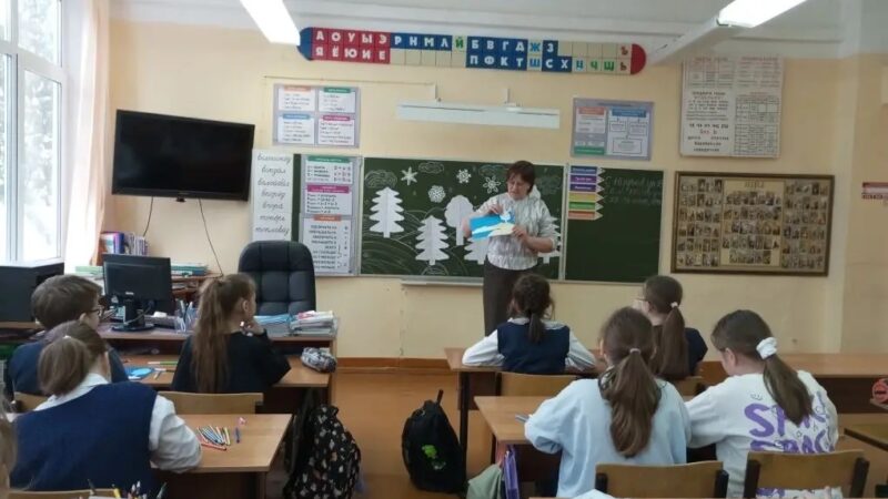 «Зимняя сказка»: мастер‑класс в 4 «Н» классе СОШ № 3 г. Рузы (площадка Нововолково)
