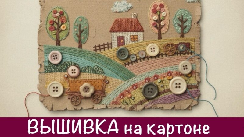 ЦКиИ Рузы приглашает на мастер-класс «Вышивка на картоне»