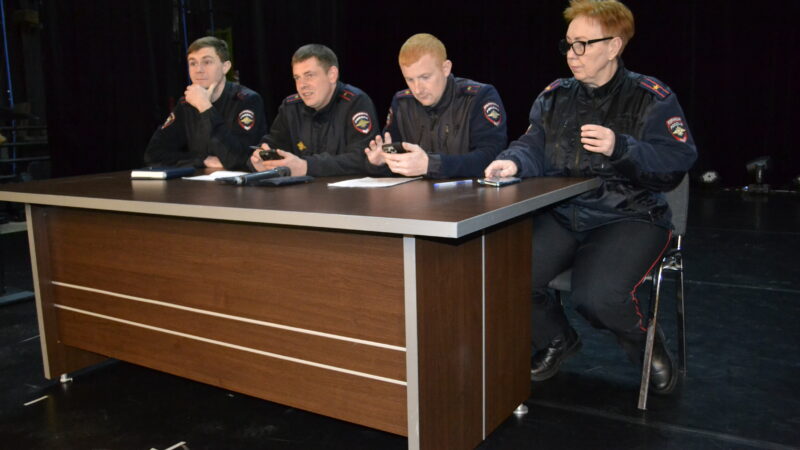 В Рузском округе проходят отчёты участковых уполномоченных полиции