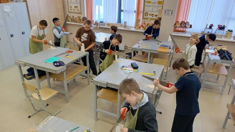 Урок технологии в 5 «А» классе: первые шаги в столярном деле