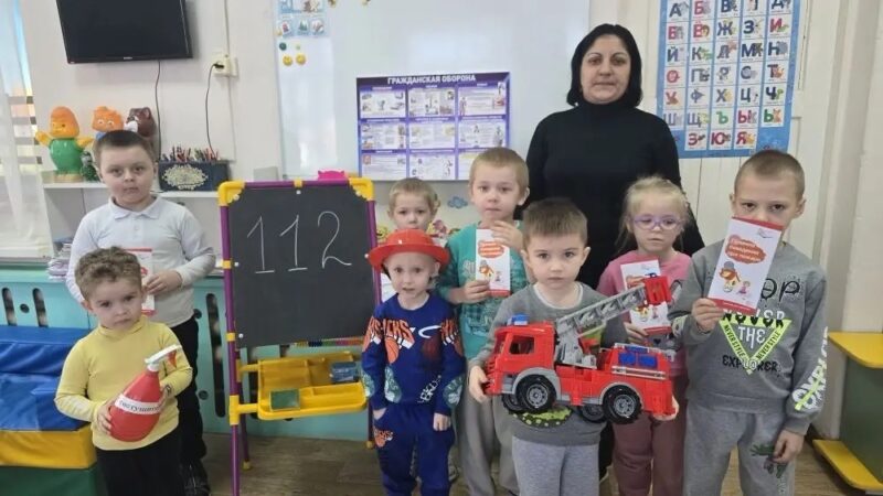 В школе Рузы прошло занятие по пожарной безопасности