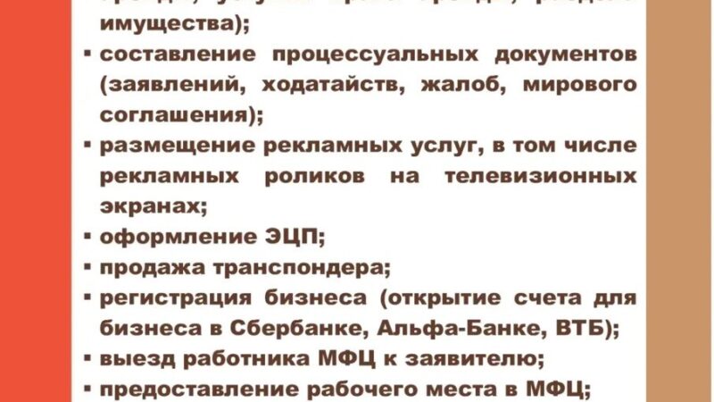 МКУ «МФЦ Рузского муниципального округа» оказывает платные услуги
