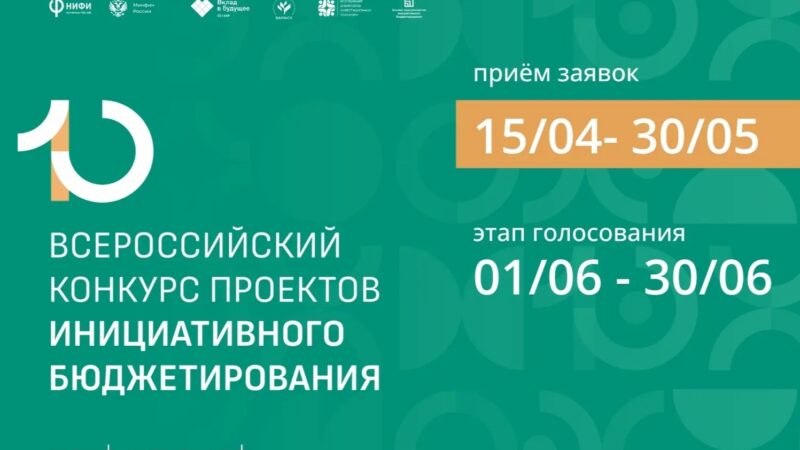 Десятый Всероссийский конкурс проектов инициативного бюджетирования