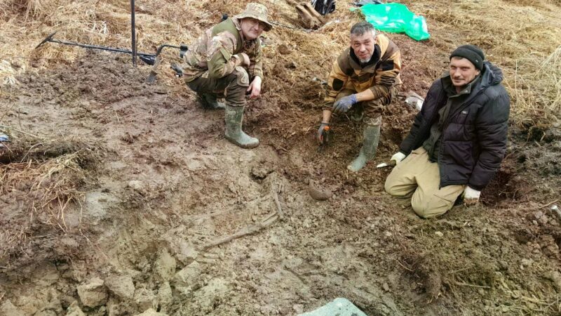 Поисковики отряда «Эхо Войны» обнаружили останки семи бойцов ВОВ