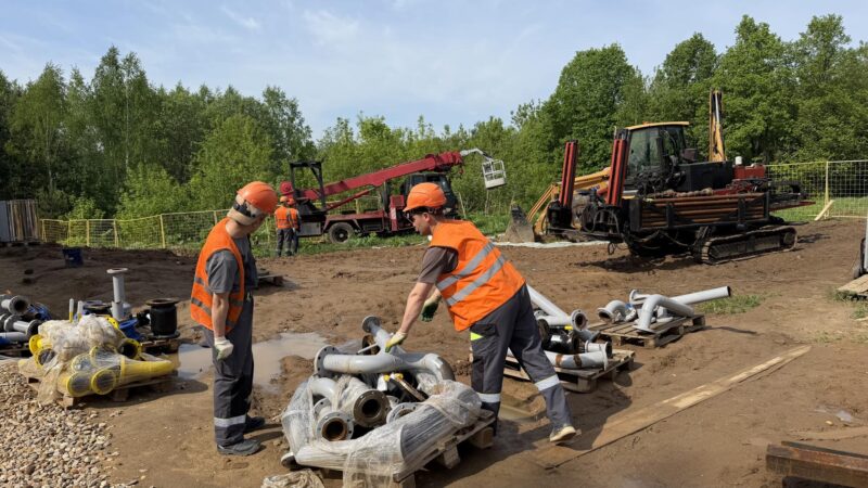 В деревне Поречье Рузского округа строят новую котельную
