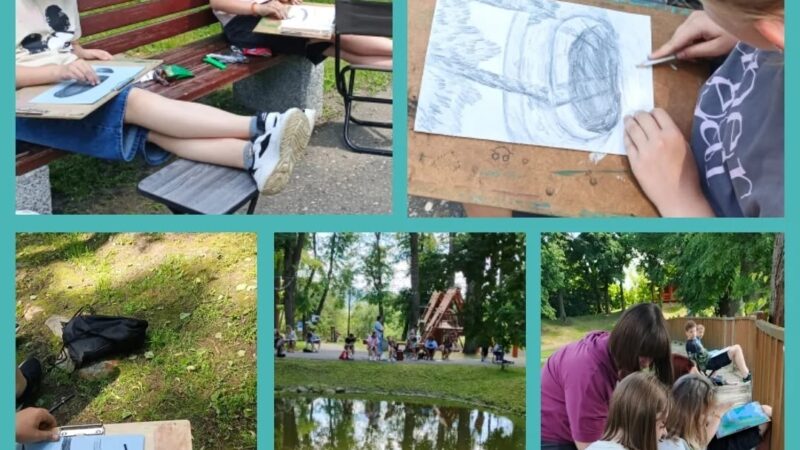 Воспитанники Дороховской ДШИ оттачивали мастерство на летнем пленэре