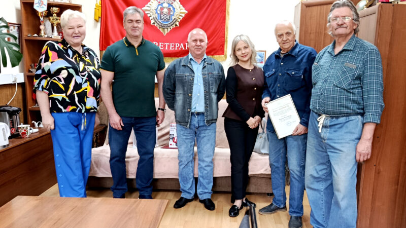 Юбилеи отметили ветераны рузской милиции Олег Мирошкин, Андрей Дунаев и Михаил Куликов