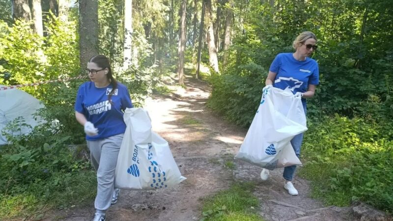 В Рузском округе очистили береговую линию реки Табловка