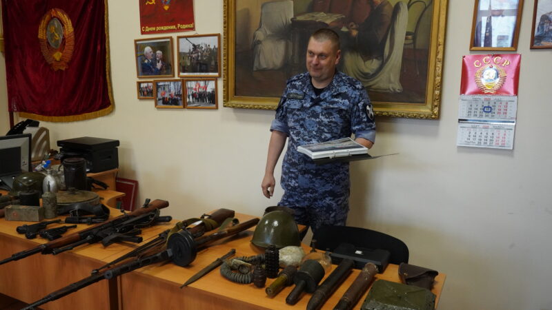 Рузские школьники встретились с членом поискового отряда
