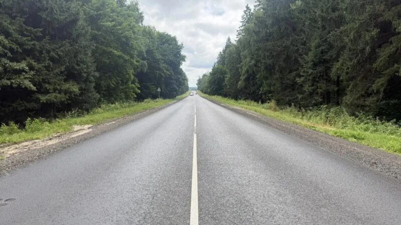 В Рузском округе обновили более 6 км региональной автодороги