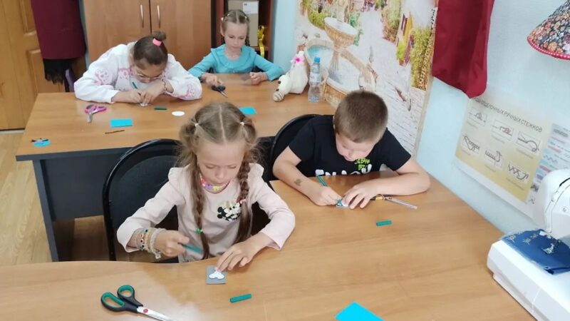 В Тучковском ЦКиИ дети сшили милых мышат