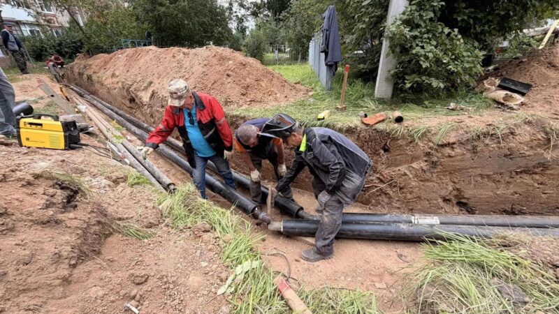 В Нестерово приступили к обновлению коммунальных сетей
