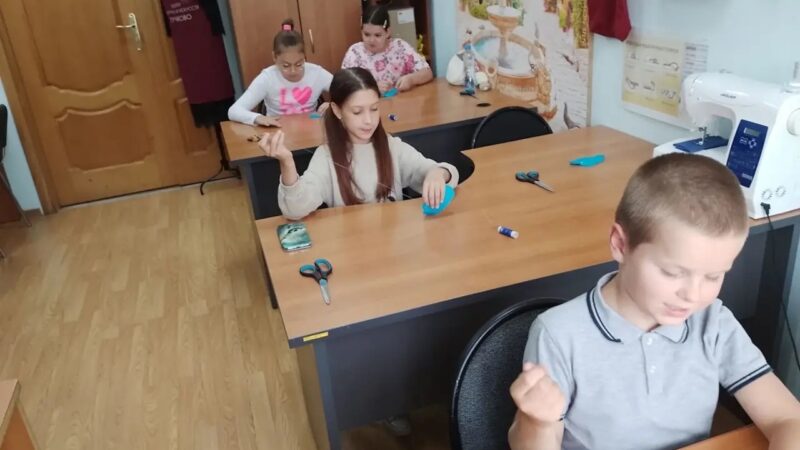 Юные тучковцы создавали «Волшебное облачко»