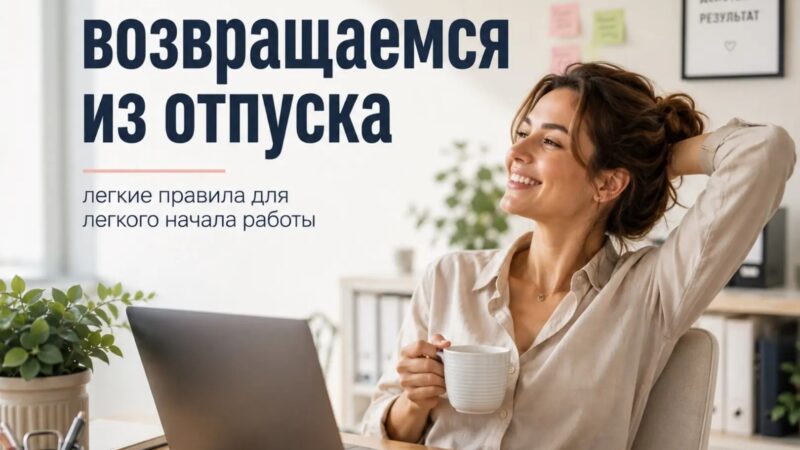 Ружанам рассказали, как легко войти в рабочий ритм после отпуска