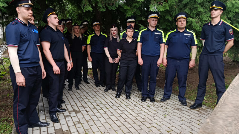 Курсанты Центра профессиональной подготовки Госавтоинспекции посетили музей милиции