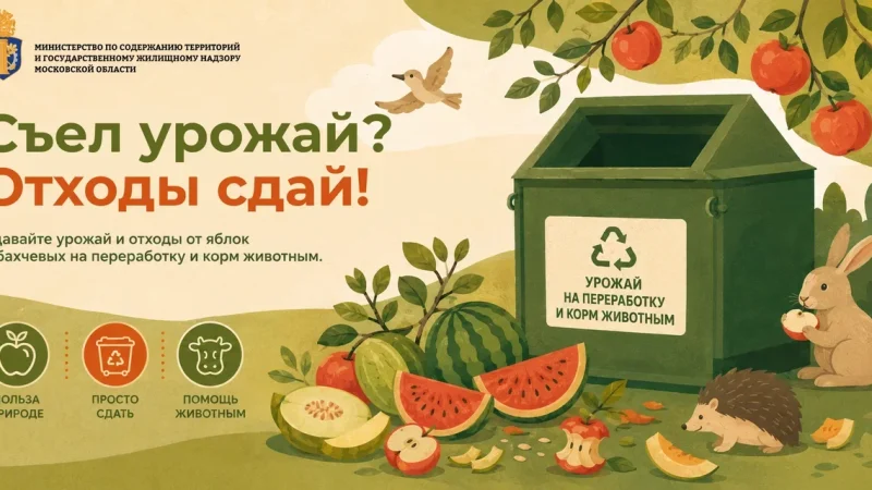 Акция по сбору излишков урожая в Московской области