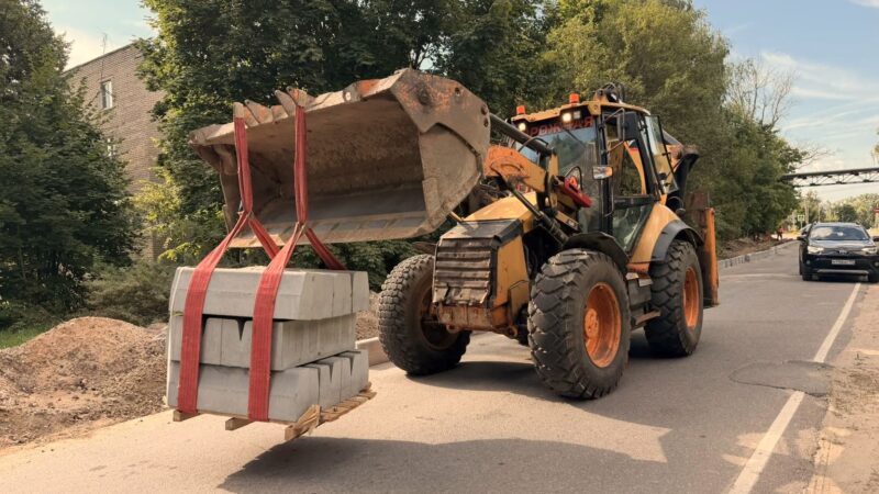 Дороховчане будут ходить по новому тротуару