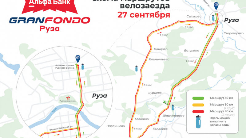 Велозаезд Gran Fondo в Рузском муниципальном округе