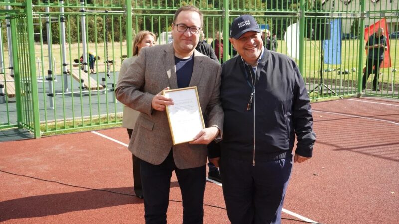 Первая «умная» спортивная площадка открылась в Рузском округе